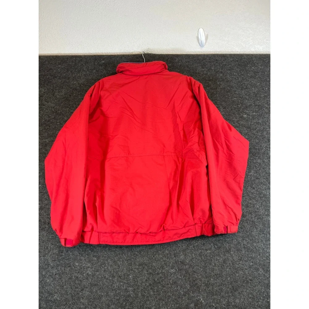 Vintage 90s Patagonia Shelled Synchilla Jacket Youth 14 Red Blue Fleece USA